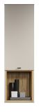 H�ngeschrank Jardins in Kaschmir / Sand mit Eiche 40 x 130 cm, Soft-Close
