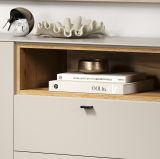 Sideboard Jardins in Kaschmir / Sand und Eiche, Kommode 197 cm mit Soft-Close