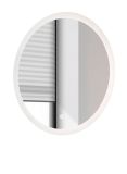 Badezimmer Spiegel Glide mit LED Beleuchtung und Touchschalter, rund � 60 cm