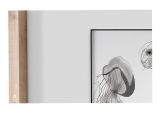 Badm�bel Set Glide in wei� Hochglanz und Eiche mit Waschbecken und LED Beleuchtung 100 x 190 cm