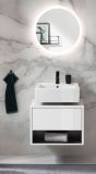 Badezimmer Spiegel Glide mit LED Beleuchtung und Touchschalter rund 60 cm