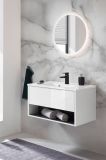 Badezimmer Spiegel Glide mit LED Beleuchtung und Touchschalter rund 60 cm