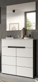 Garderobenspiegel Cooper Basalt Grau, Wandspiegel 80 cm