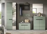 Garderobe Set 6-teilig Cooper in Salbei Gr�n und Basalt Grau, Komplett-Set mit Soft-Close