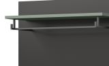 Garderobe Set 5-teilig Cooper in Salbei Gr�n und Basalt Grau 175 cm, Soft-Close