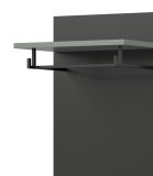 Garderobe Set 4-teilig Cooper in Salbei und Grau 220 cm, Soft-Close