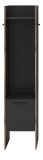 Garderobe Salud in grau und Nox Eiche Kompaktgarderobe 42 x 189 cm