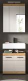 Badm�bel Set 2-teilig Shawn in Sand Kashmir und Evoke Eiche Badkombination 60 x 191 cm