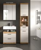 Badm�bel Set 3-teilig Shawn in Sand Kaschmir und Evoke Eiche Badkombination 112 x 191 cm