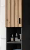 Badm�bel Set 4-teilig Livia in Artisan Eiche und grau Badkombination 200 x 192 cm