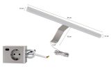 Badm�bel Set 4-teilig Livia in Artisan Eiche und grau Badkombination 200 x 192 cm