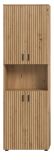Badezimmer Hochschrank Livia in Artisan Eiche Badschrank 60 x 192 cm