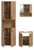 Badm�bel Set 3-teilig Livia in Artisan Eiche Badkombination 135 x 192 cm
