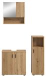 Badm�bel Set 3-teilig Livia in Artisan Eiche Badkombination 105 x 180 cm