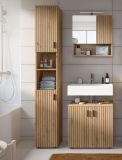 Badm�bel Set 3-teilig Livia in Artisan Eiche Badkombination 105 x 192 cm