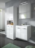 Badezimmer Spiegelschrank Cover in wei� Badschrank 3-t�rig 60 x 70 cm