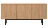 TV-Lowboard Breda in Stone Eiche 150 x 70 cm, mit Push-to-Open und Komforth�he