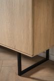 Sideboard Breda in Stone Eiche Kommode 150 x 90 cm, mit Push-to-Open