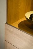 Wohnwand Breda in Stone Eiche Wohnkombination 3-teilig 353 cm, mit Push-to-Open