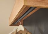 Garderobe Set 5-teilig Center in grau matt und Wotan Eiche Garderobenkombination 265 x 200 cm
