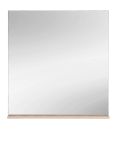Garderobenspiegel Center in Barista Eiche Wandspiegel mit Ablage 75 x 80 cm