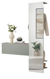 Garderobe Set 2-teilig Center in Salbei und Barista Eiche Garderobenkombination 150 x 200 cm