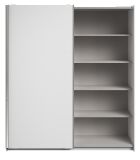 Kleiderschrank Swing in wei� Schiebet�renschrank 2-t�rig mit Spiegel 178 x 203 cm, Soft-Close
