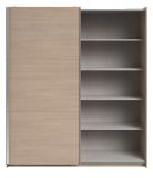 Kleiderschrank Swing in Jackson Eiche Schiebet�renschrank 2-t�rig mit Spiegel 178 x 203 cm, Soft-Close
