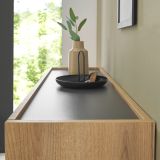 H�ngeschrank Center in Evoke Eiche und grau Flurschrank h�ngend 100 cm