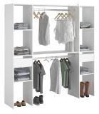 Parisot Kleiderschrank Nivo in Wei� Mehrzweckschrank 176 x 180 cm