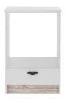 Herdumbauschrank Rovola in wei� Pinie Landhaus K�che Unterschrank 60 cm, Soft-Close