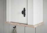 K�che H�ngeschrank Rovola in wei� Pinie Landhaus K�chenschrank h�ngend 55 x 85 cm, Soft-Close