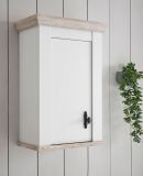 K�che H�ngeschrank Rovola in wei� Pinie Landhaus K�chenschrank h�ngend 55 x 85 cm, Soft-Close