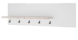 K�chenregal Rovola in wei� Pinie Landhaus K�che Wandregal 130 cm Gew�rzregal