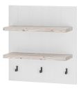 K�chenregal Rovola in wei� Pinie Landhaus K�che Wandregal 60 x 65 cm Gew�rzregal