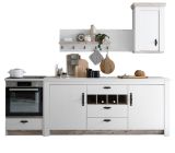 K�che Rovola in wei� Pinie Landhaus K�chenschrank Set 4-teilig 264 x 200 cm
