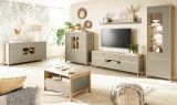 TV-Lowboard Finnes in Salbei und Eiche TV Unterteil skandinavisch 164 cm, Soft-Close