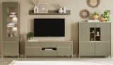 Wandboard Finnes in Salbei und Eiche Wandregal skandinavisch 150 cm