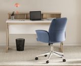 Schreibtisch Finnes in wei� und Eiche Laptoptisch skandinavisch 120 cm