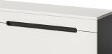 Wohnwand Cooper in wei� und grau Wohnkombination 4-teilig h�ngend / stehend 272 cm