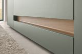 TV-Lowboard Center in Salbei und Barista Eiche TV Unterteil 223 cm TV-Board XL