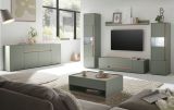 Sideboard Center in Salbei und Barista Eiche Kommode 223 cm