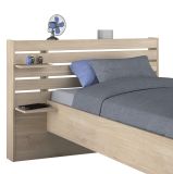 Parisot Kinder- und Jugendzimmer Stauraumbett Escale7 in Eiche japanisch Bett Liegefl�che 120 x 200 cm
