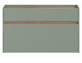 Schuhkipper Borga in Salbei und Artisan Eiche Schuhschrank h�ngend 110 cm