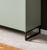 Garderobe Set 5-teilig Borga in Salbei und Artisan Eiche 236 x 192 cm, Soft-Close