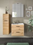 Badezimmer Kommode Cover in Artisan Eiche Badkommode h�ngend / stehend 30 x 106 cm