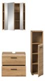 Badm�bel Set 3-teilig Cover in Artisan Eiche Badkombination 105 x 185 cm