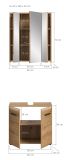 Badm�bel Set 2-teilig Cover in Artisan Eiche Badkombination 60 x 185 cm