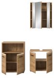 Badm�bel Set 3-teilig Cover in Artisan Eiche Badkombination 135 x 185 cm