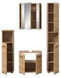 Badm�bel Set 4-teilig Cover in Artisan Eiche Badkombination 150 x 185 cm